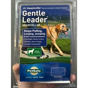 PetSafe Gentle Leader Headcollar‎ Large Royal Blue Dog Training GL-Q-HC-L-RYL